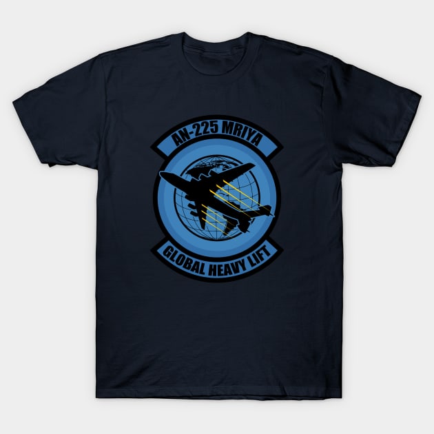 AN-225 Mriya T-Shirt by TCP